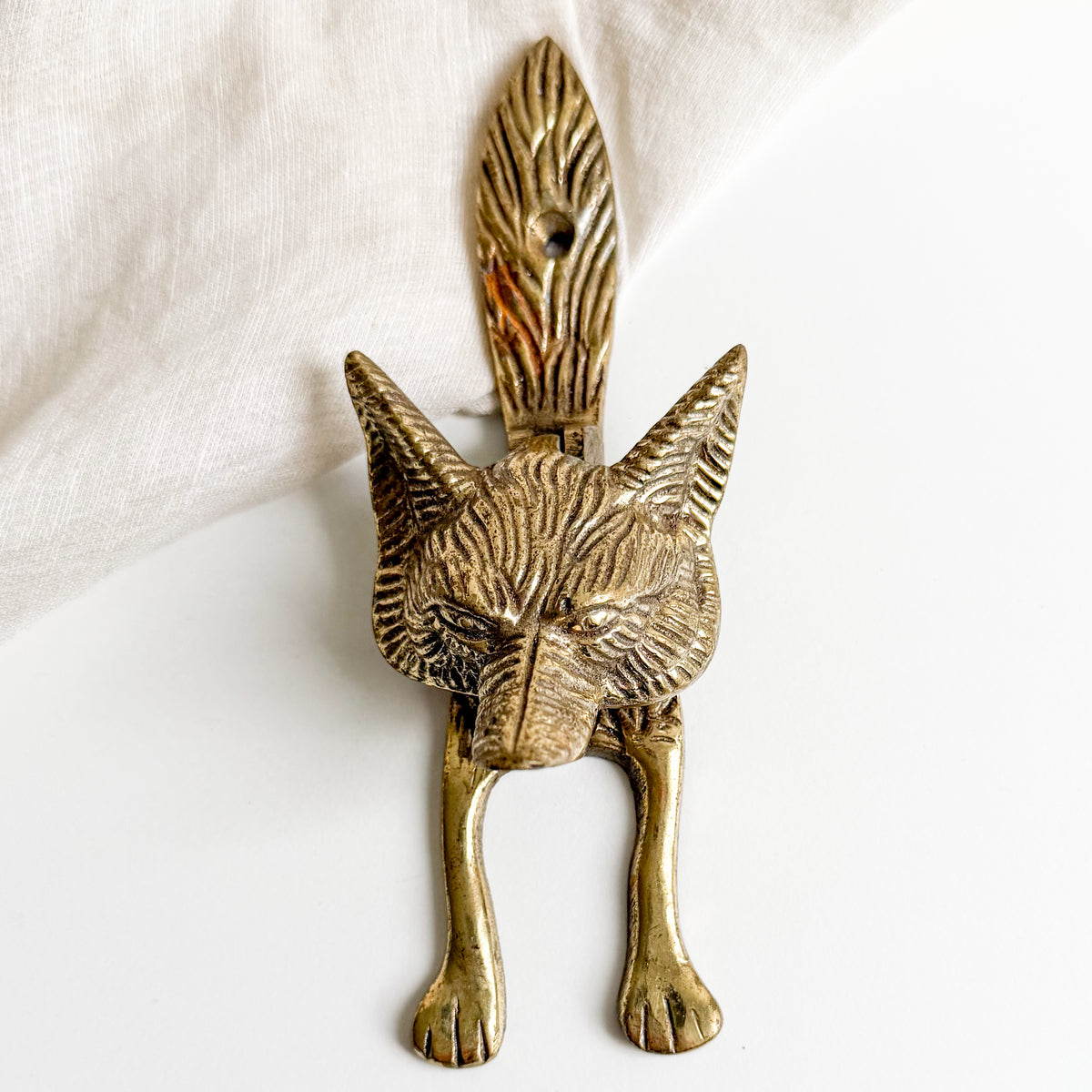 Brass Fox Door Knocker
