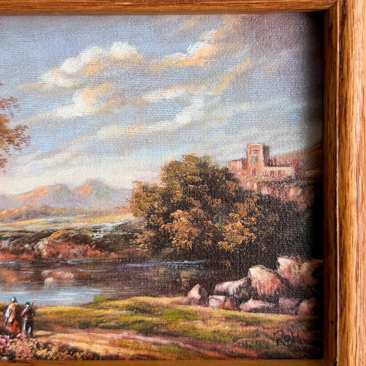 River Scene Oil Painting