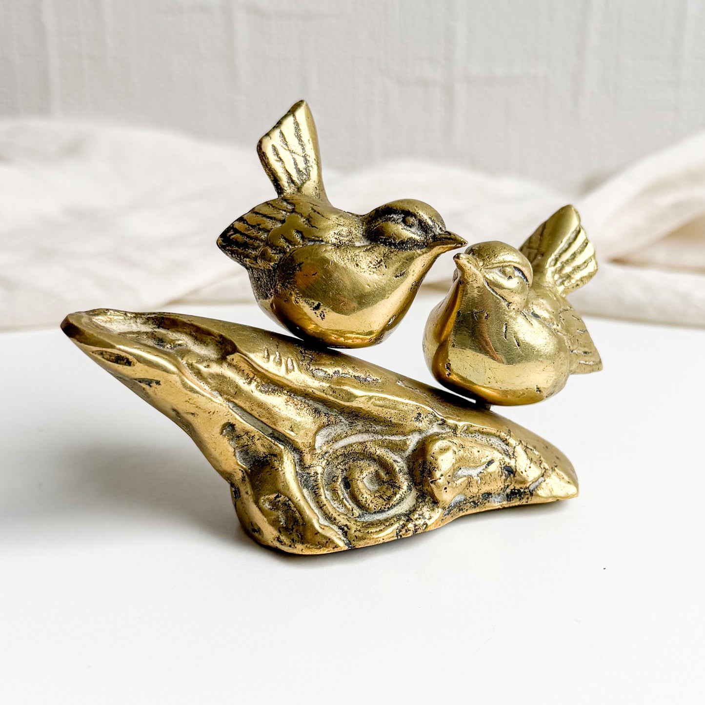 Brass Bird Figurine
