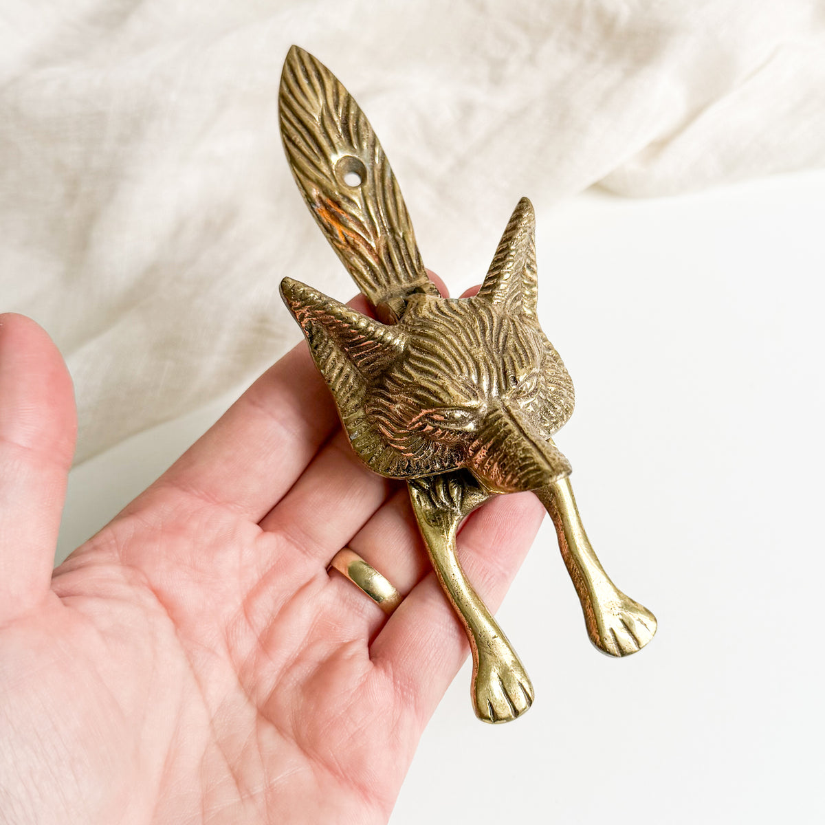 Brass Fox Door Knocker