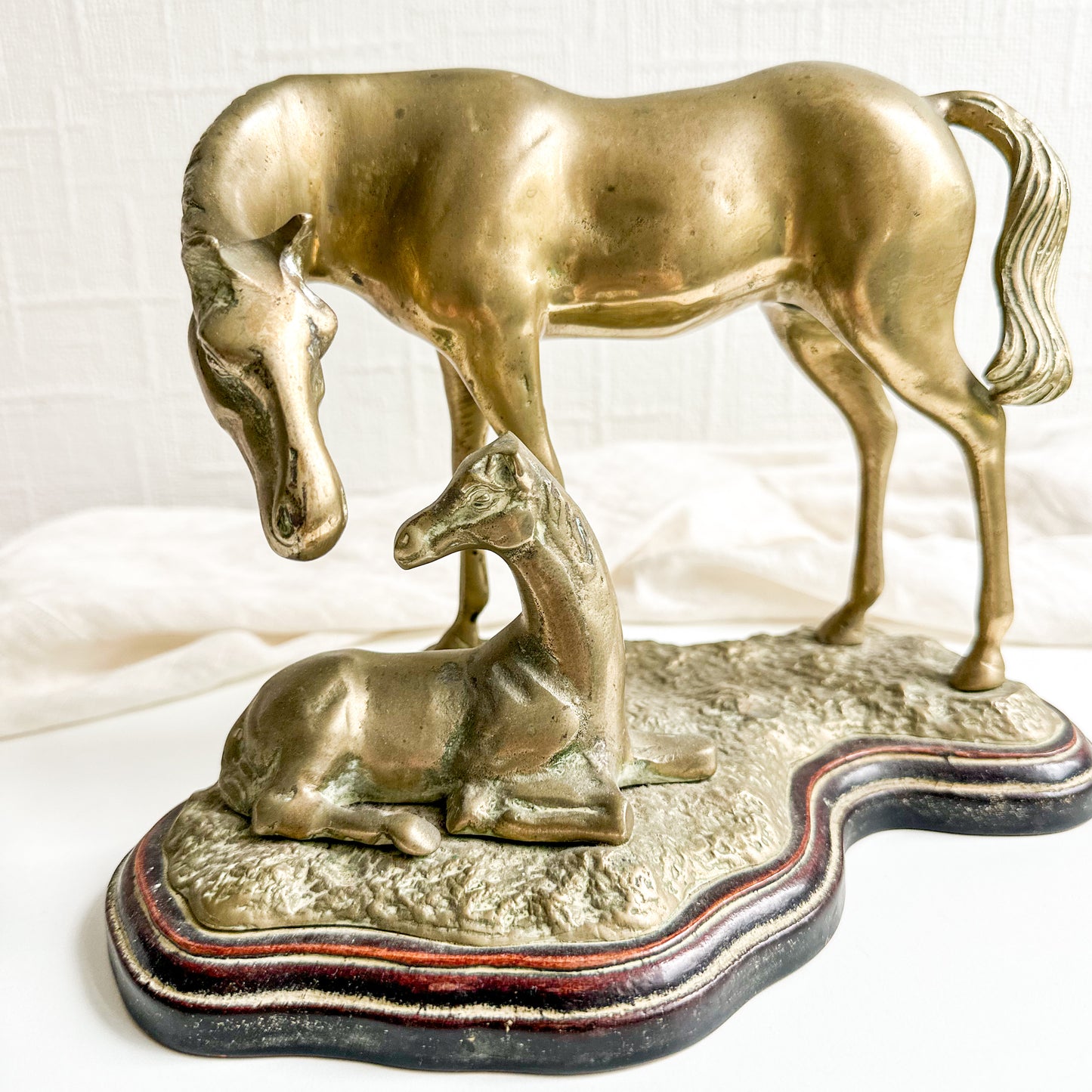Brass Horse Statue