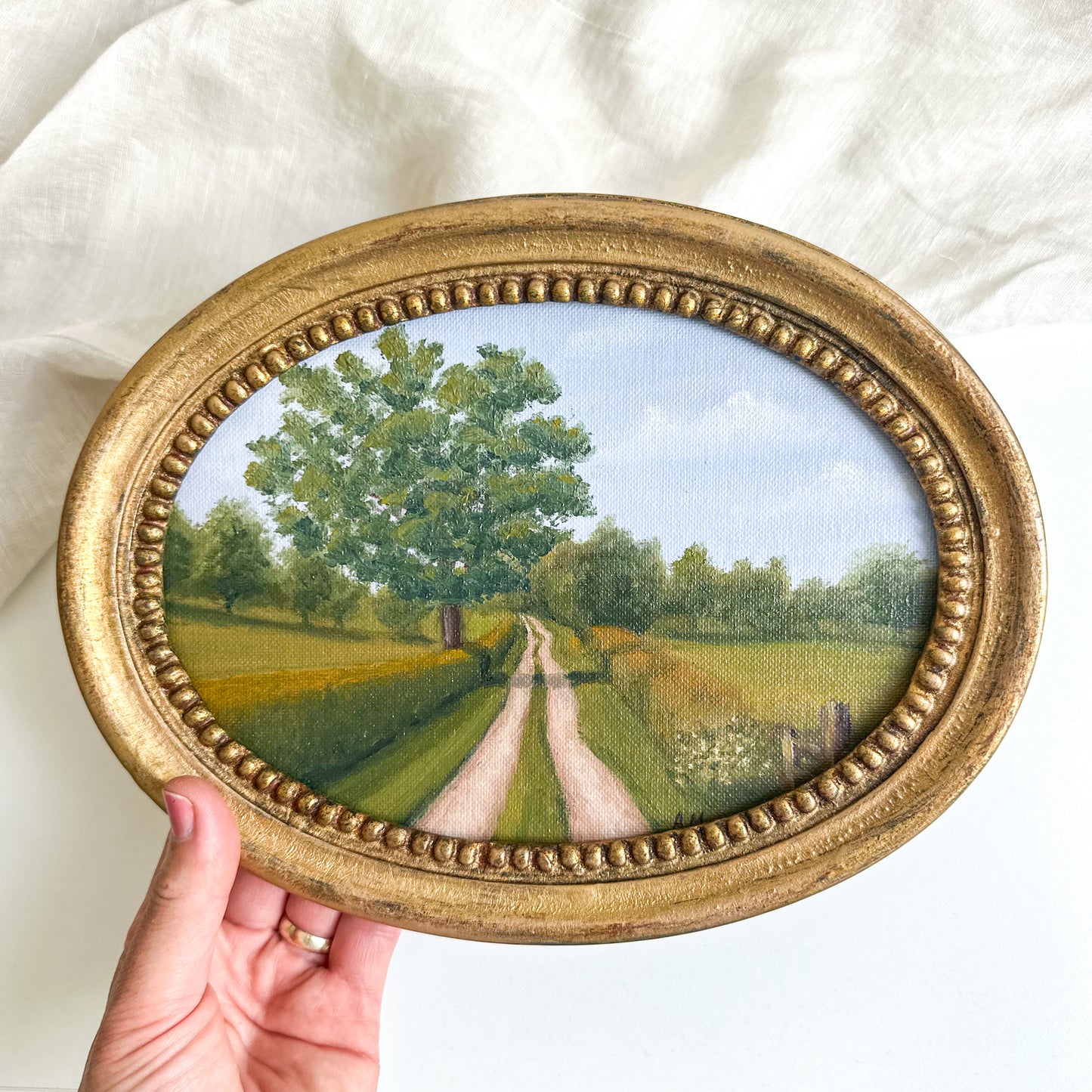 “A Road through the Valley” - Original Oil Painting