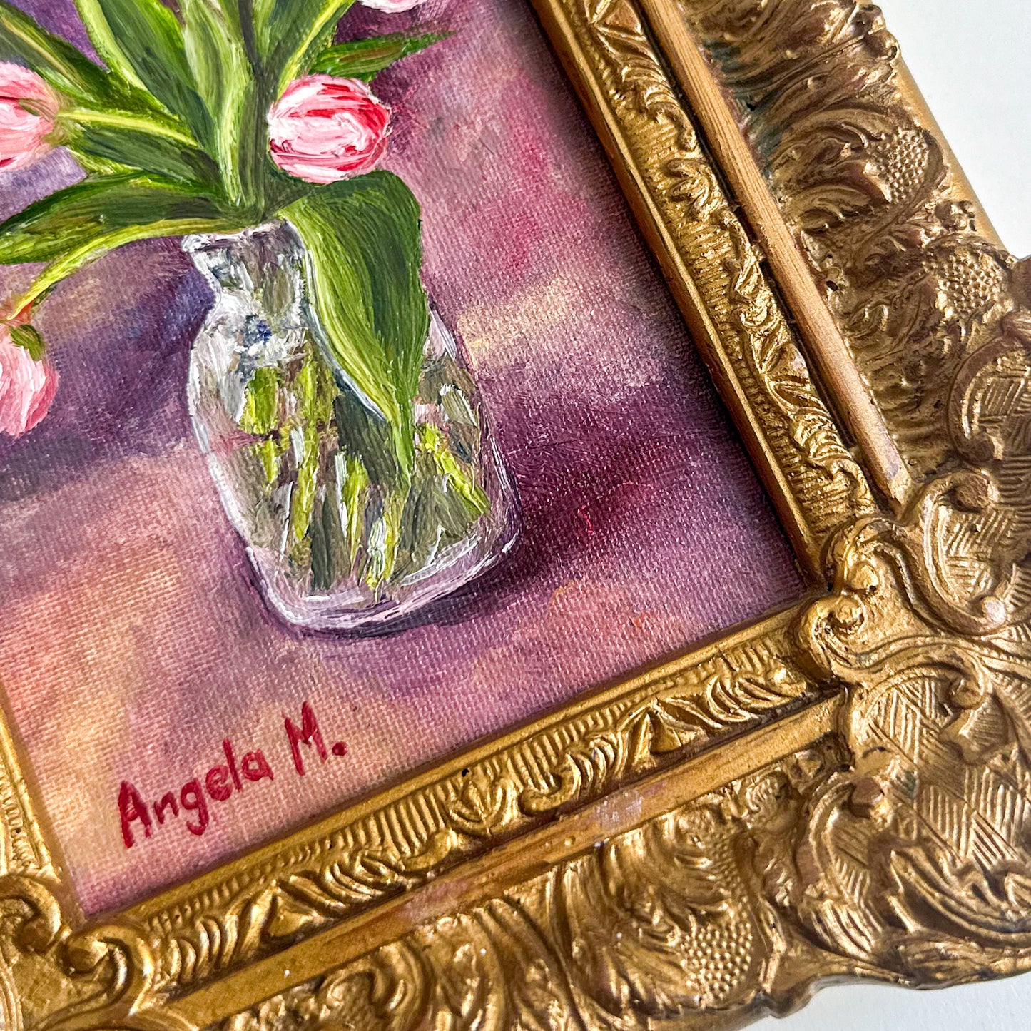 “Tuesday Flowers” - Original Oil Painting