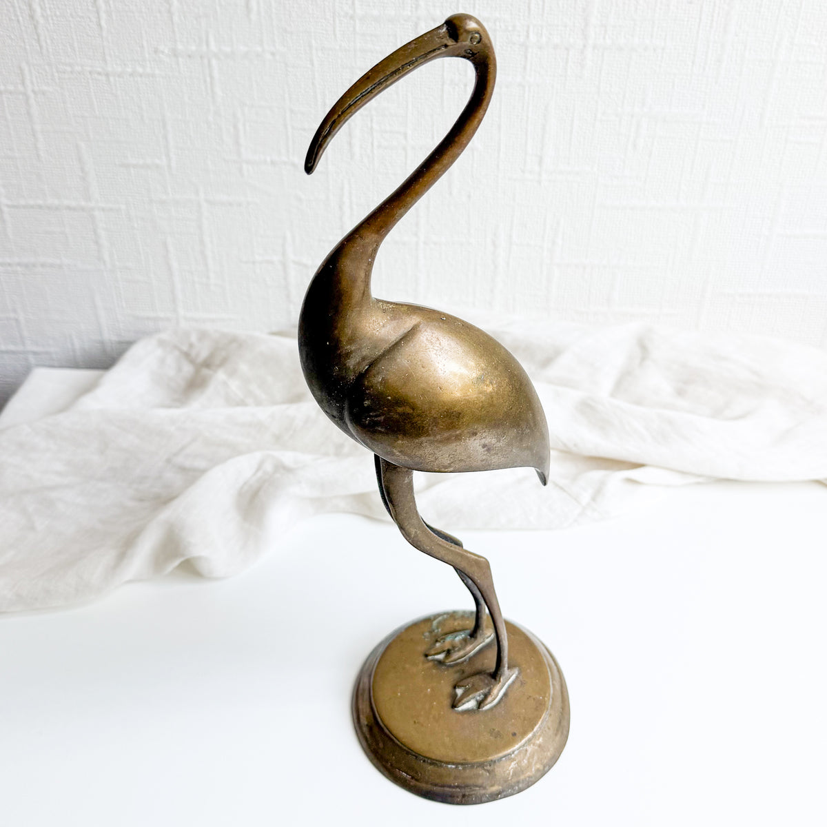 Tall Brass Bird