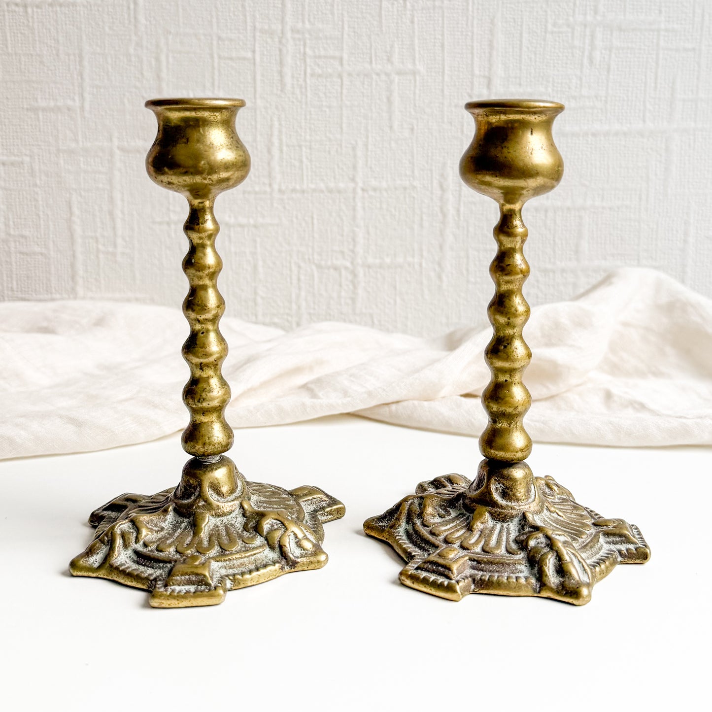 Pair of Brass Candlesticks