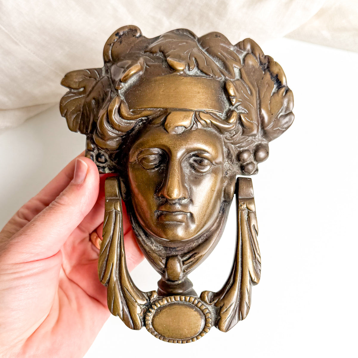Art Nouveau Brass Door Knocker