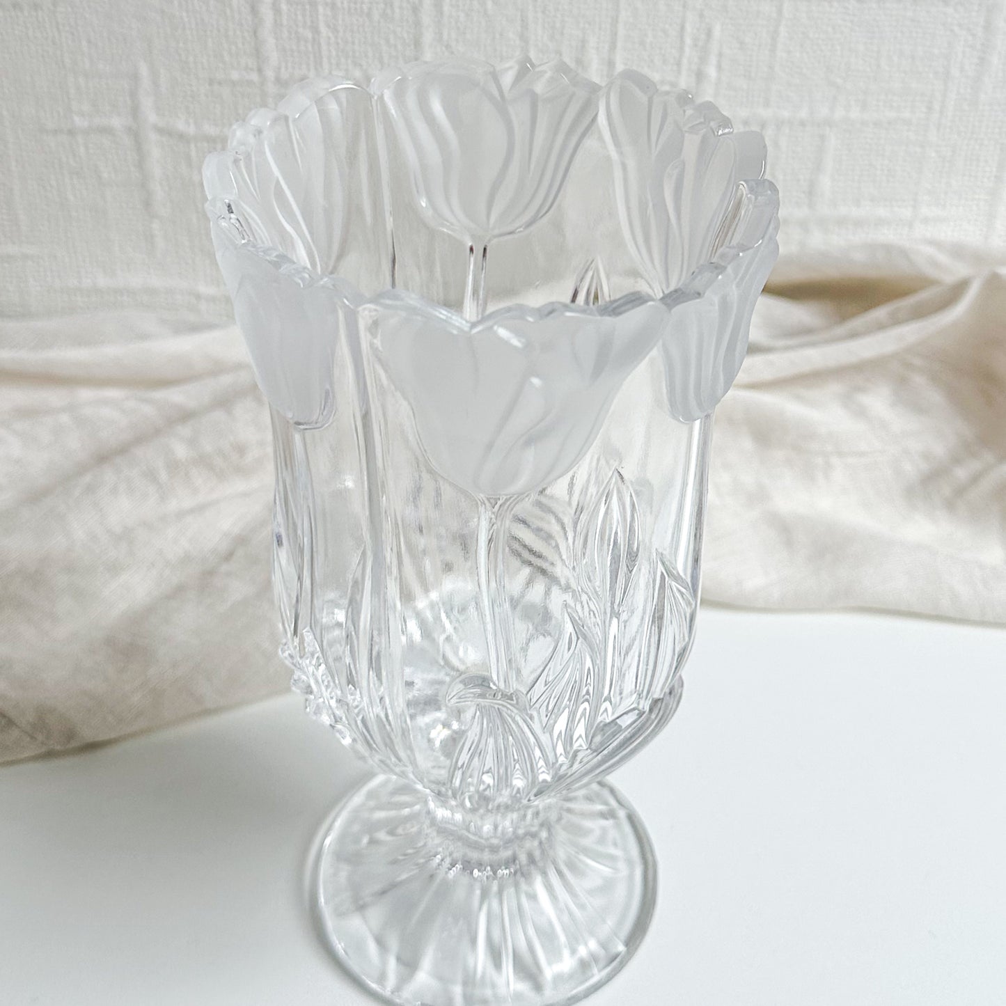 Tulip Crystal Vase