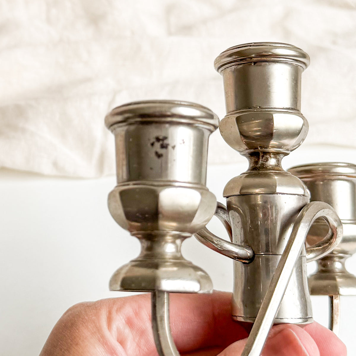 Three-Arm Candle Holder