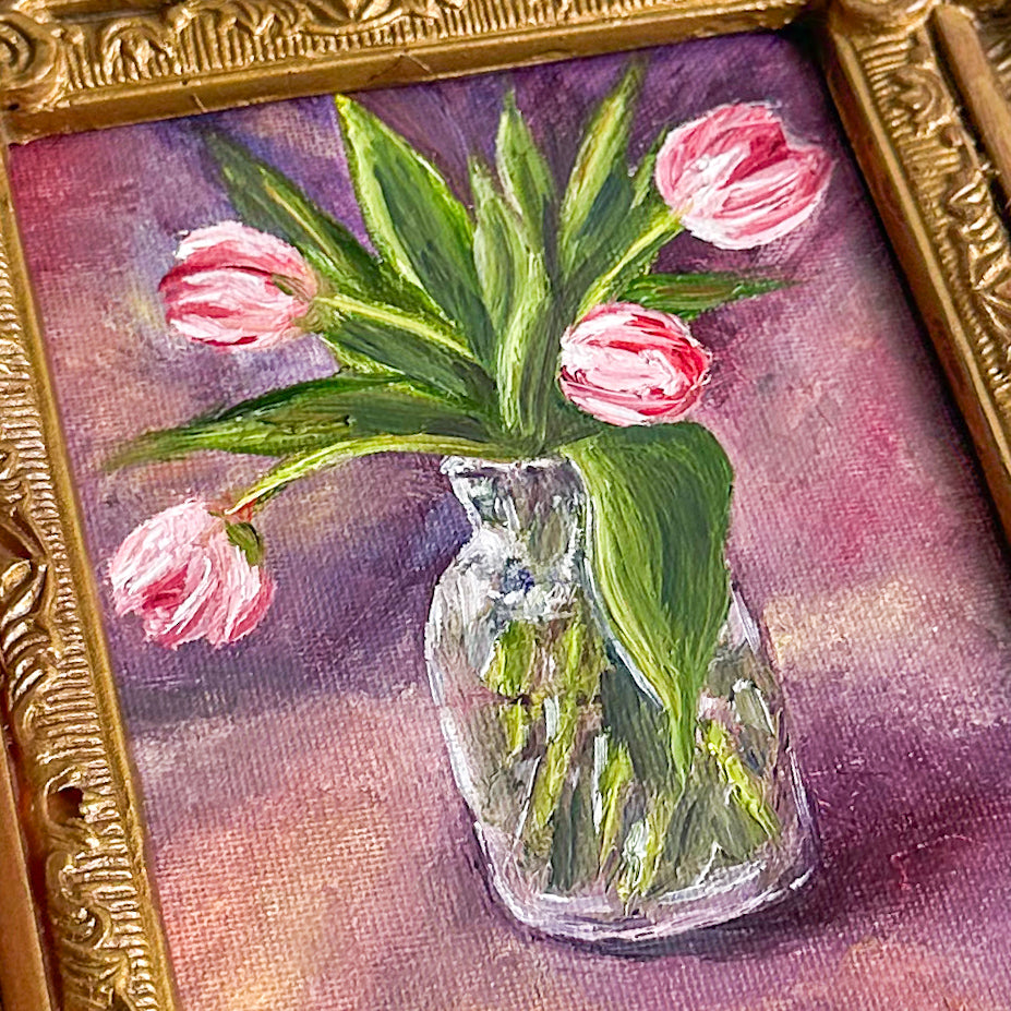 “Tuesday Flowers” - Original Oil Painting
