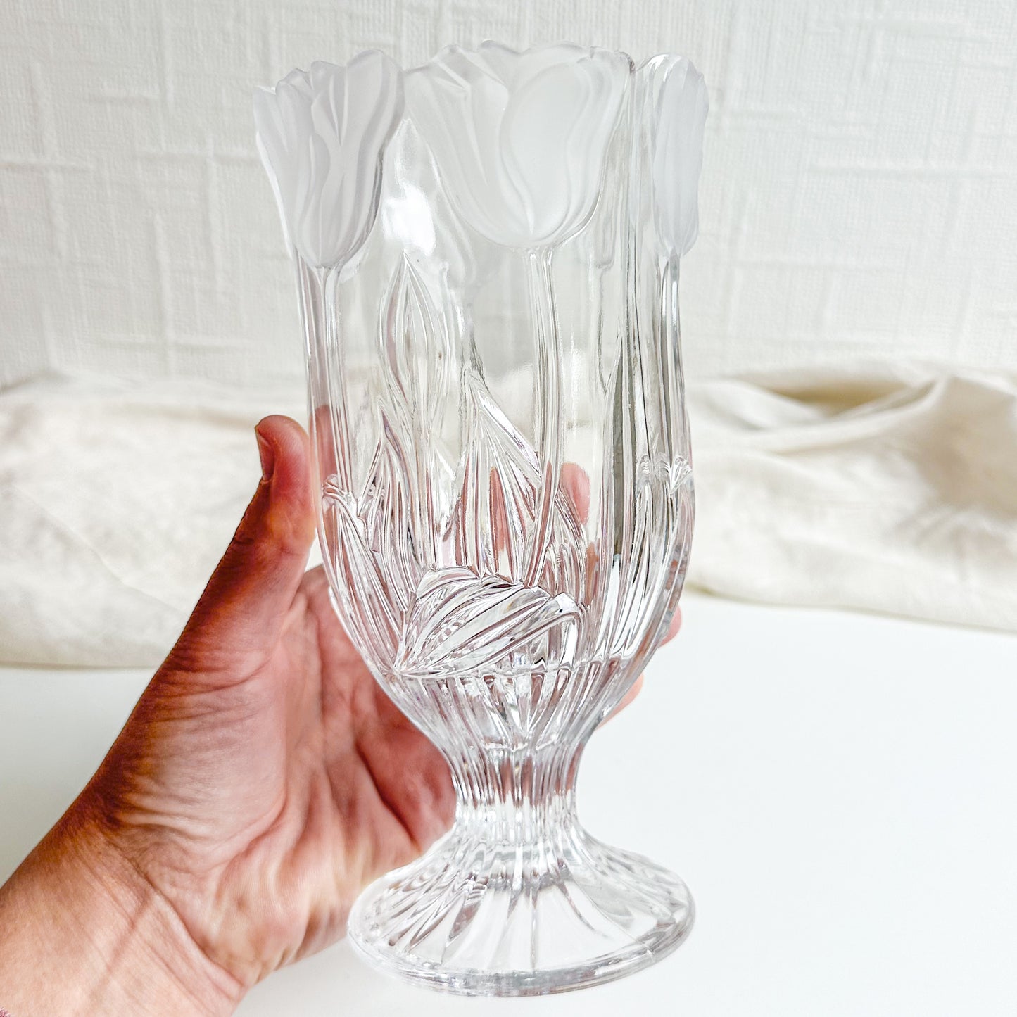 Tulip Crystal Vase
