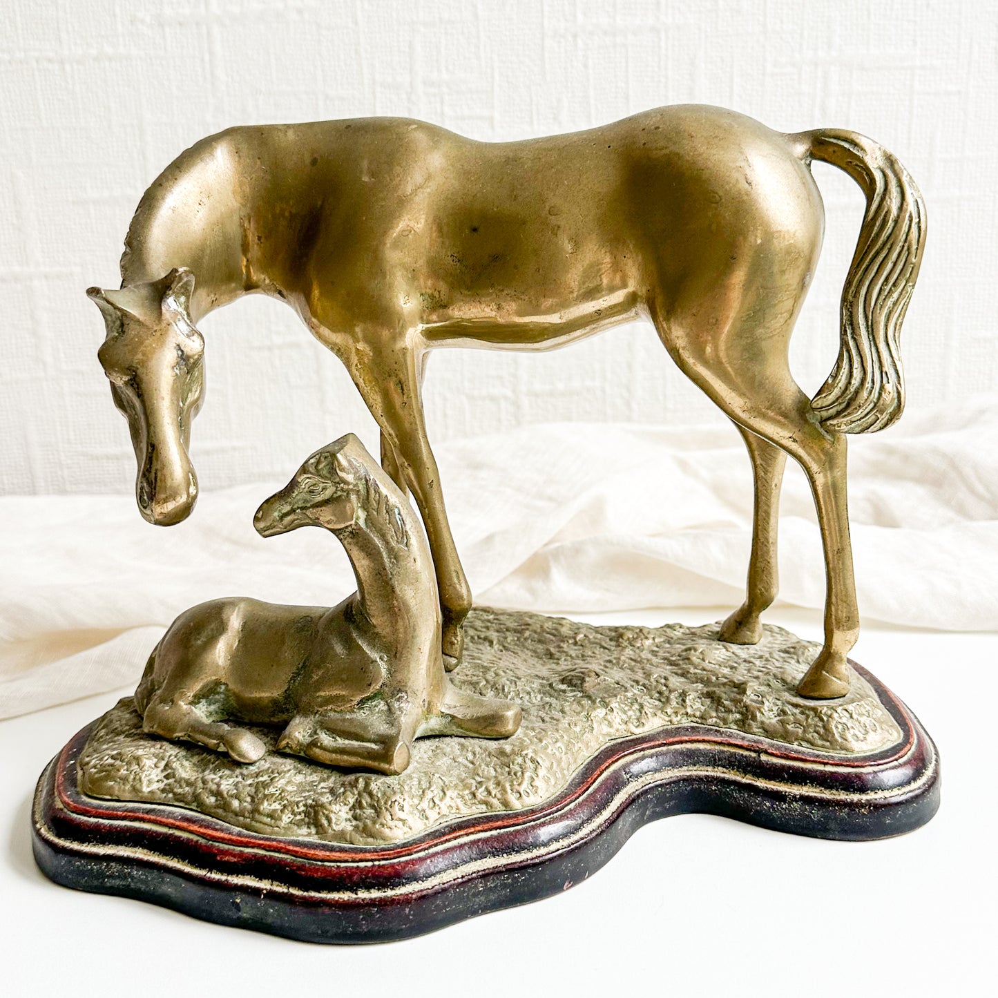 Brass Horse Statue