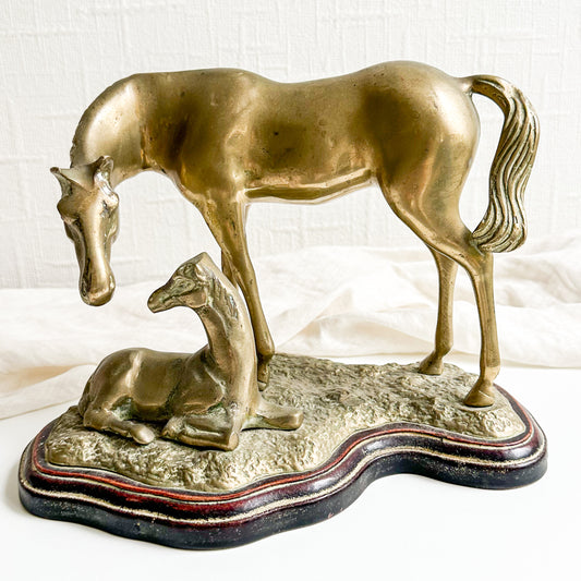 Brass Horse Statue