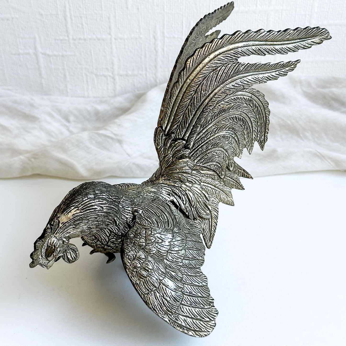 Metal Rooster Figurine