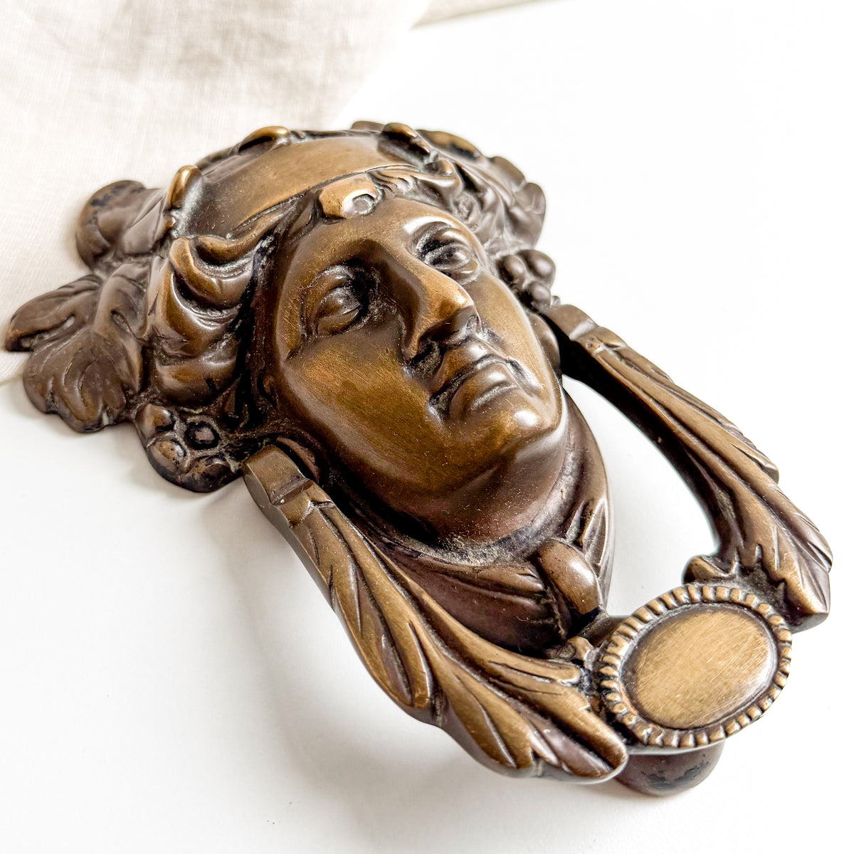 Art Nouveau Brass Door Knocker