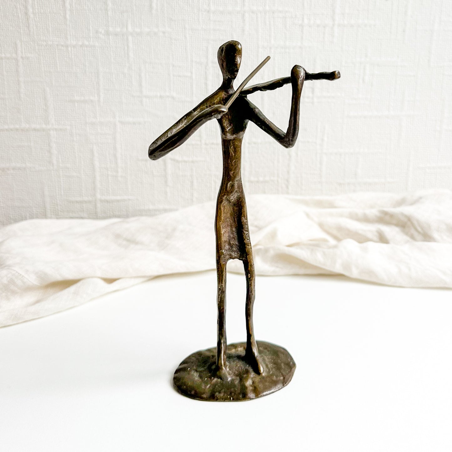 Violinist Bronze Statue