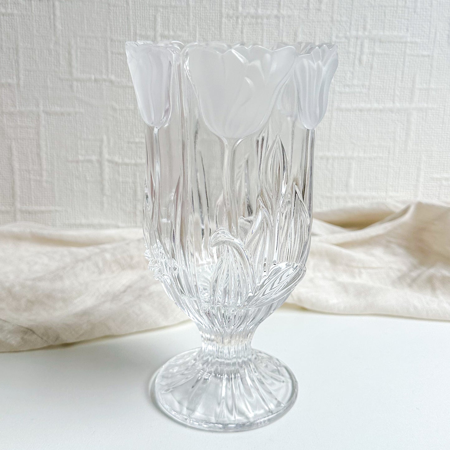 Tulip Crystal Vase