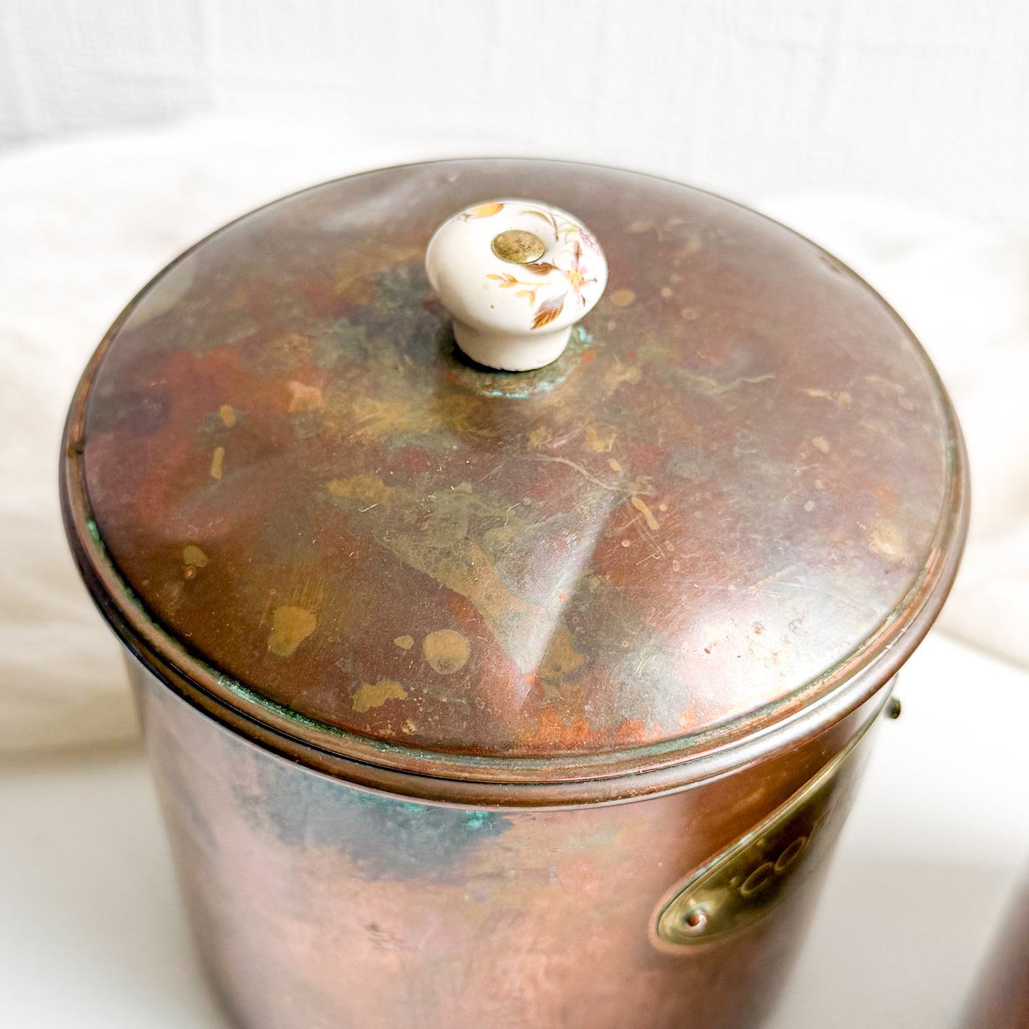 Copper Tea and Coffee Canisters