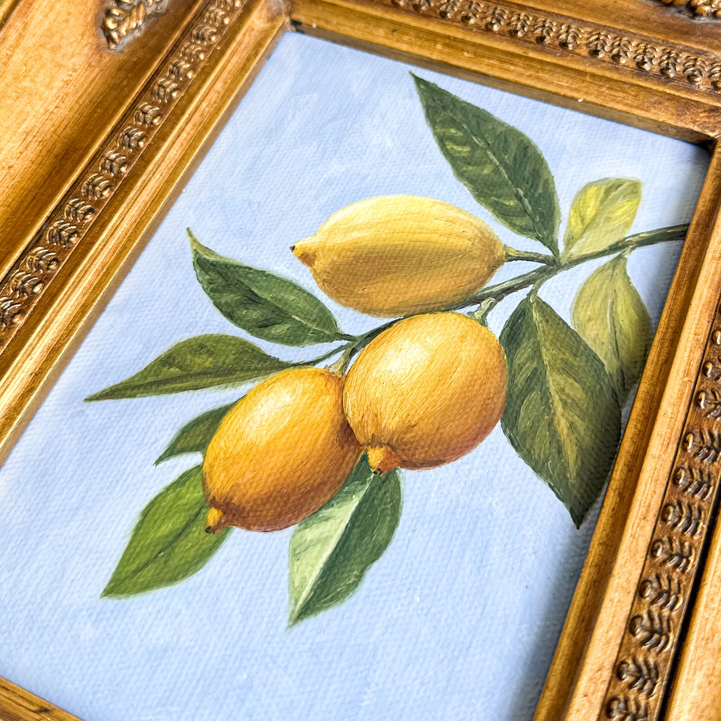 “Lemon Branch” - Original Oil Painting