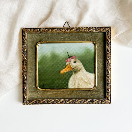 “Sunday Hat” - Original Oil Painting